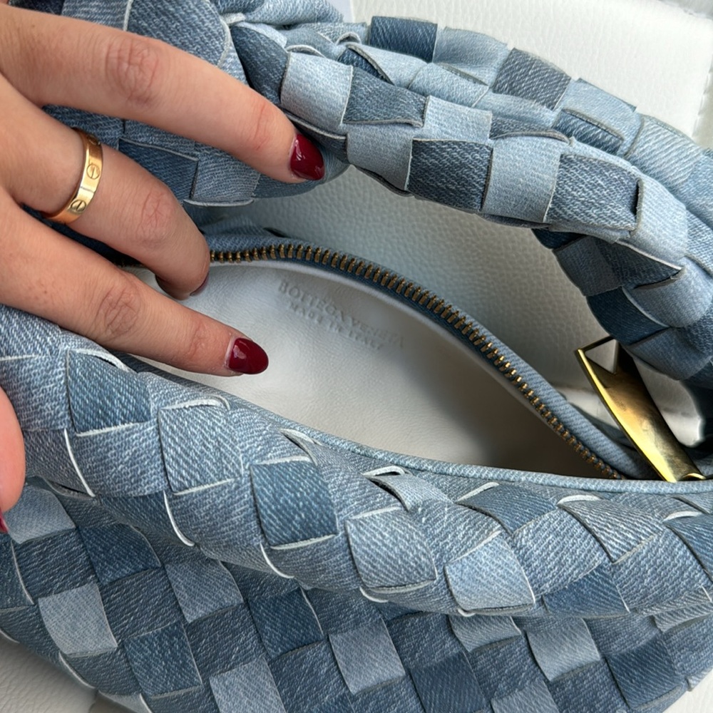 RARE Bottega Veneta Mini Jodie - Denim (Limited Edition, Sold Out Everywhere) - Picture 3 of 3